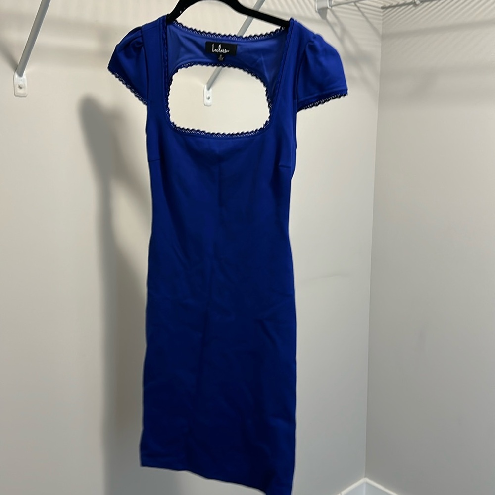 Blue dress